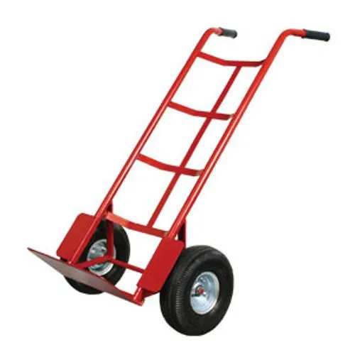 Hand Trolley – Two-Wheel Sack Truck for Cylinders, Boxes and Appliances, Sturdy Steel Frame with Pneumatic Tyres for Easy Transport on Site and in Stores